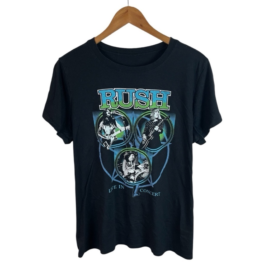 TS492 Men’s RUSH Rock Band Music Tour Concert T Shirt XL